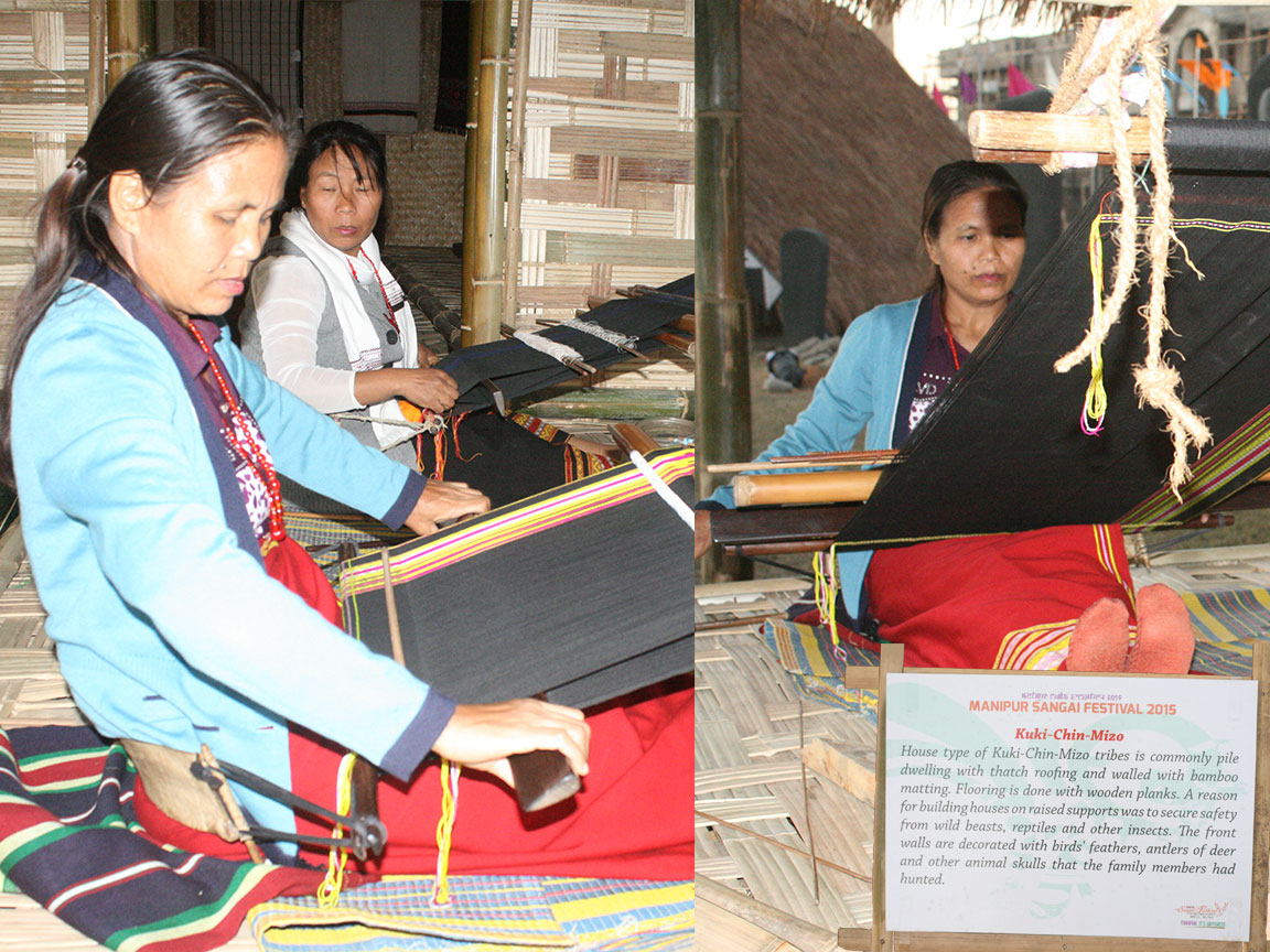 1152px x 864px - MSF 2015: Thadou woman weaving Kuki traditional attire | Manipur Times